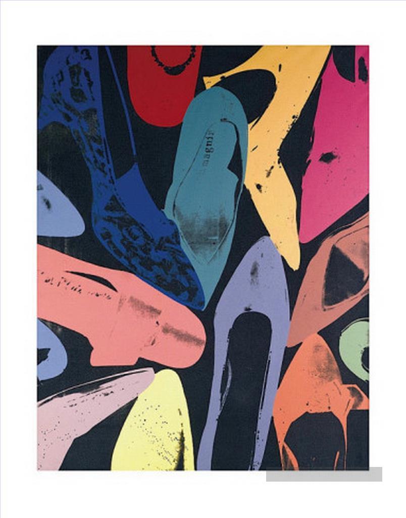 Zapatos de polvo de diamantes 1980 Andy Warhol Pintura al óleo